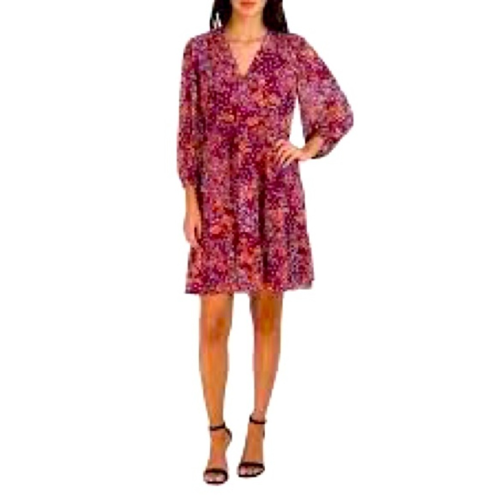 Sandra Darren Boho babydoll dress-size 8-NWT